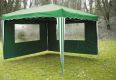 Összecsukható kerti party sátor - 3 x 3 m, zöld