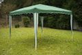 Összecsukható kerti party sátor - 3 x 3 m, zöld