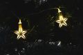Karácsonyi LED világítás - csillagok - meleg fehér 10 LED