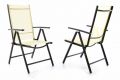 Kerti szék összecsukható GARTH 2 db - bézs