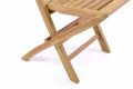 DIVERO Összecsukható kerti szék  Hantown 2db tíkfából