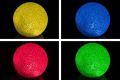 Színes LED világítógömb 8 cm - színváltoztató