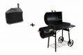 BBQ Garth faszenes grill sütö, extra nagy 32 kg + védö
