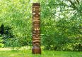 Totem oszlop fából - Garth, barna