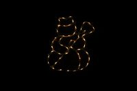 Karácsonyi LED dekoráció hóember 40 cm - 35 dióda