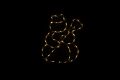Karácsonyi LED dekoráció hóember 40 cm - 35 dióda