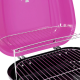 Faszenes hordozható grillsütő Garth BBQ Pink