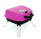 Faszenes hordozható grillsütő Garth BBQ Pink