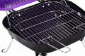 GARTHEN Faszenes hordozható grillsütő lila