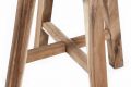 DIVERO Kerti szék masszív SUAR fa 33 x 49 cm