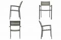 Kerti szék POLYWOOD - szürke