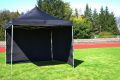 Kerti pavilon PROFI Fekete 3 x 3 m + 4 oldalfallal