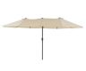GARTHEN Napernyő XXL Cream Ø465 cm