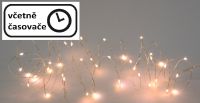 NEXOS Karácsonyi LED világítás 6 m 60 LED meleg fehér