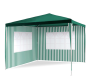 GARTHEN Kerti sátor zöld 3 x 3 m + 2 oldalfal