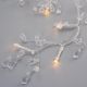 Dekoratív világítás 20 LED - meleg fehér