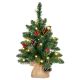 Karácsonyfa világítással 20 LED - 45 cm