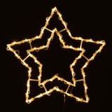 Karácsonyi dekoráció 50 LED - csillag