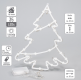  Karácsonyi dekoráció 35 LED - fa