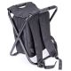 DIVERO Multifunkcionális összecsukható hátizsák fekete