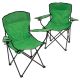 DIVERO Kempingszék összecsukható 2 db 600D zöld sötét