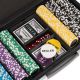 TUIN Póker bőrönd Texas Holdem Black Jack lézer zsetonnal