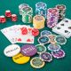 TUIN Póker bőrönd Texas Holdem Black Jack lézer zsetonnal
