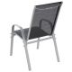 Kerti szék rakásolható GARTHEN 6db Fekete