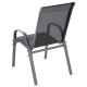 GARTHEN Kerti szék rakásolható 6db antracit