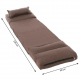 DIVERO TV fotel Relax Lounger Barna