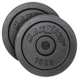 MAXXIVA® Súlytárcsa szett 2 x 10 kg öntöttvas