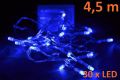 NEXOS Karácsonyi fényfüzér 3 m 30 LED kék