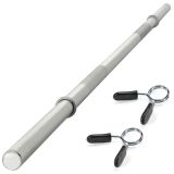 MAXXIVA®  Súlyzórúd rugós zár 140 cm ezüst