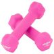 MAXXIVA Súlyzó szett neoprén borítással 2 x 0,5 kg rózsaszín