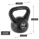 Kettlebell súlyzó MAXXIVA fekete 10 kg