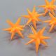 Karácsonyi LED csillagok narancssárga10 LED