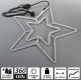 Karácsonyi csillag 360 Led hideg fehér 55 cm