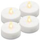 NEXOS Dekoratív gyertya készlet LED időzítővel 4 db fehér