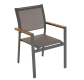 Kerti fém szék egymásra rakható antarcit