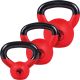 Gorilla Sports Kettlebell szett gumírozott 8-12 kg