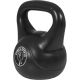 Gorilla Sports Kettlebell súlyzó műanyag  6 kg fekete