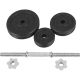 Gorilla Sports Öntöttvas súlyzókészlet 25 mm 20 kg