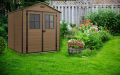 Kerti műanyag ház Keter SCALA  6 x 8 Barna