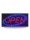 LED tábla Securit LED SIGNS "OPEN" műanyag kerettel