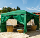 Sátor + 4 oldalfal INSTENT BASIC 3x3 m kerti sötétzöld