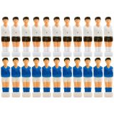 22 játékosból álló készlet asztali focihoz kék - fehér - 2,5 x 10,5 x 2 cm