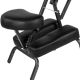 MOVIT Masszázsszék összecsukható 8,5 kg fekete