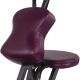 MOVIT Masszázsszék összecsukható 8,5 kg bordó