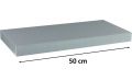 Fali polc STILISTA® Volato 50 cm - ezüst