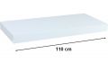 Fali polc STILISTA® Volato 110 cm - fehér